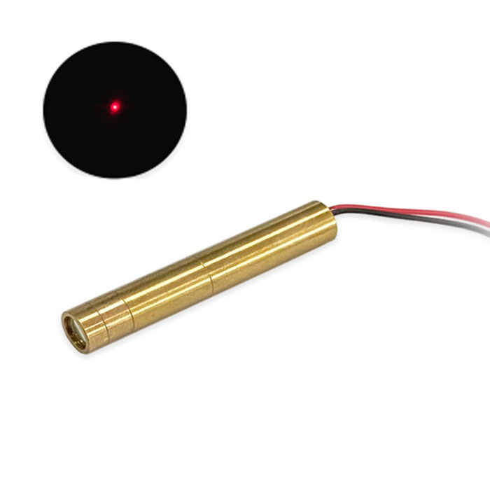 658nm 100mW Rojo Módulo láser Dot Long-distance Ultra-small Spot Module - Haga click en la imagen para cerrar